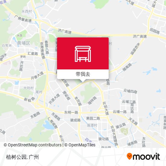 植树公园地图