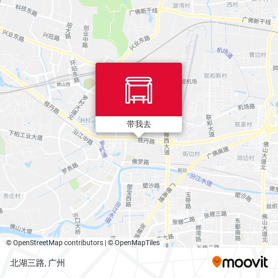 北湖三路地图