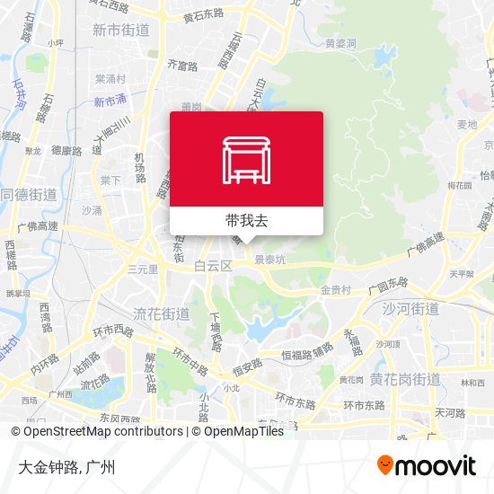 大金钟路地图