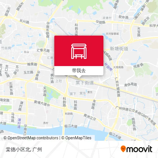 棠德小区北地图