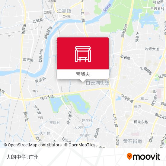 大朗中学地图