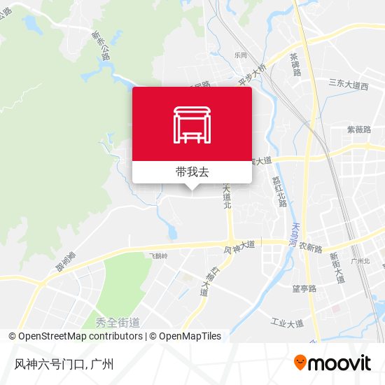 风神六号门口地图