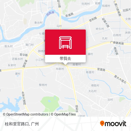 桂和里官路口地图