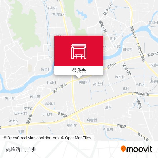 鹤峰路口地图