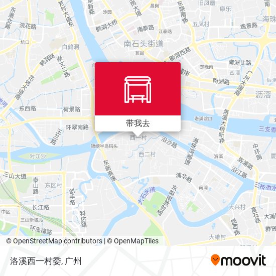 洛溪西一村委地图
