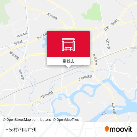 三安村路口地图