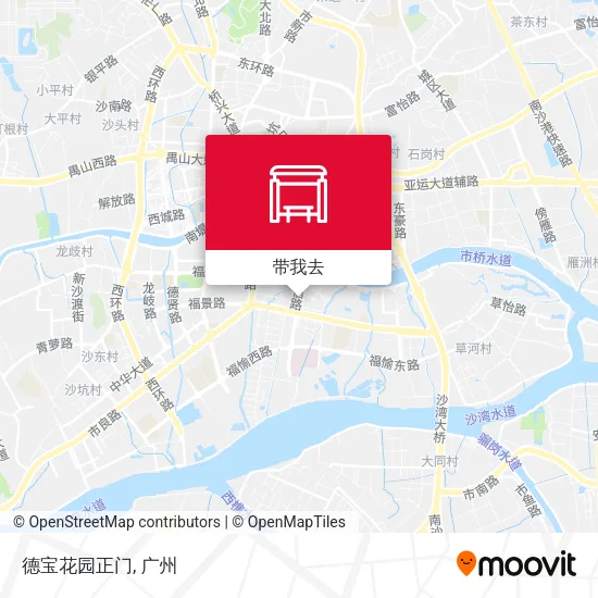 德宝花园正门地图
