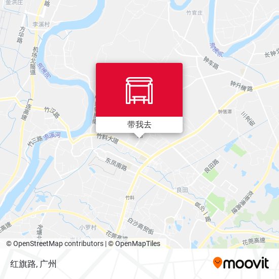 红旗路地图