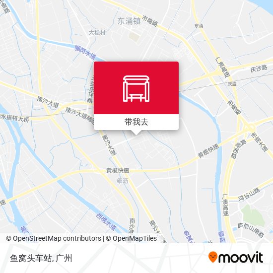 鱼窝头车站地图