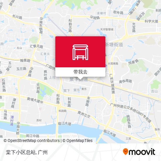 棠下小区总站地图