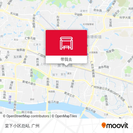 棠下小区总站地图