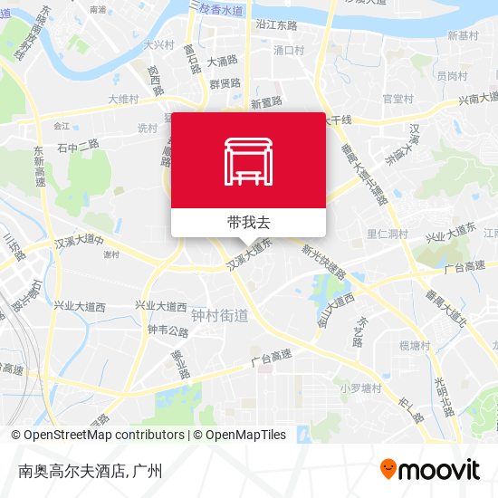 南奥高尔夫酒店地图