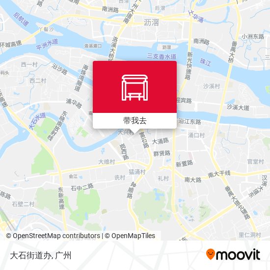 大石街道办地图