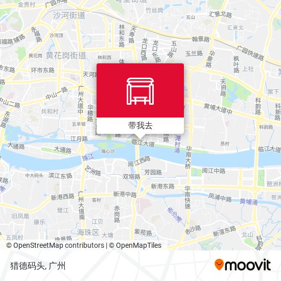猎德码头地图