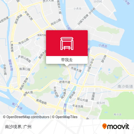 南沙境界地图