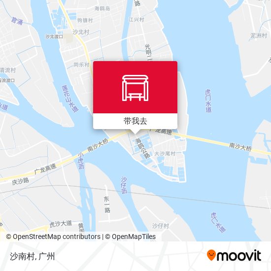 沙南村地图