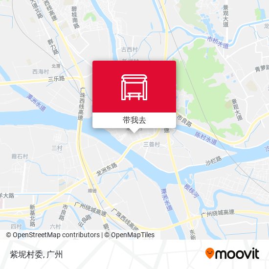 紫坭村委地图