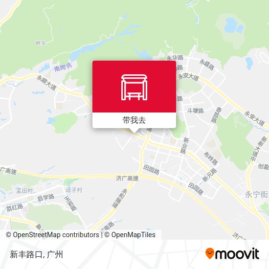 新丰路口地图
