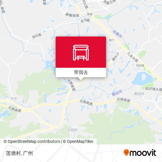 莲塘村地图