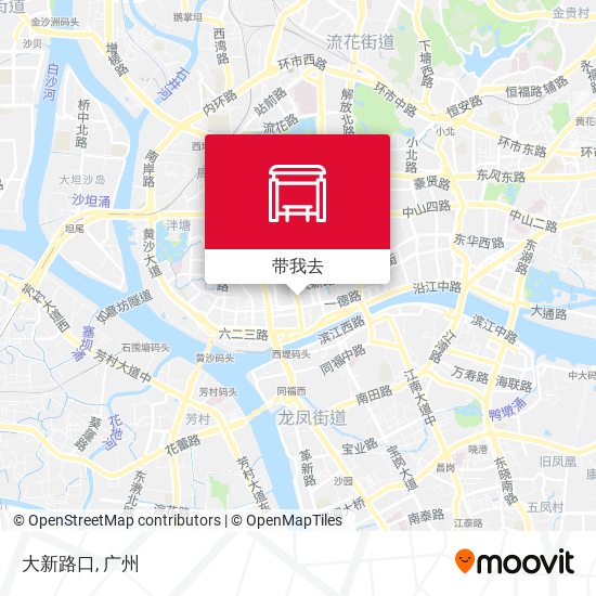 大新路口地图