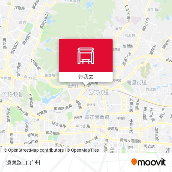 濂泉路口地图