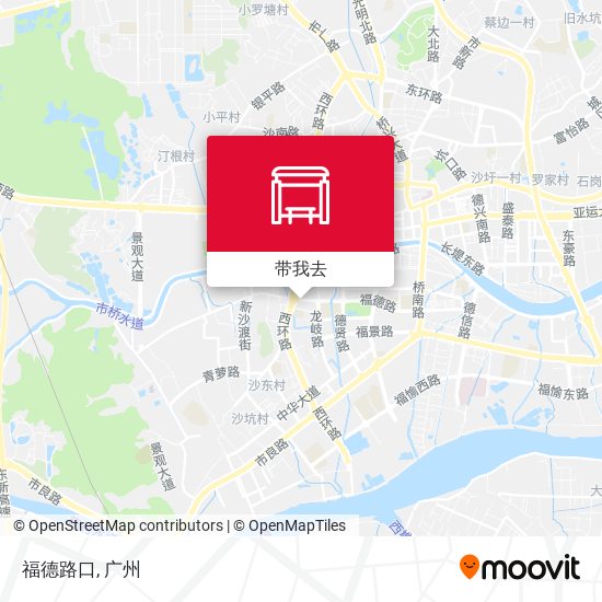 福德路口地图