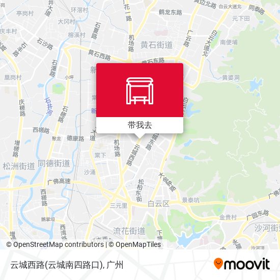 云城西路(云城南四路口)地图