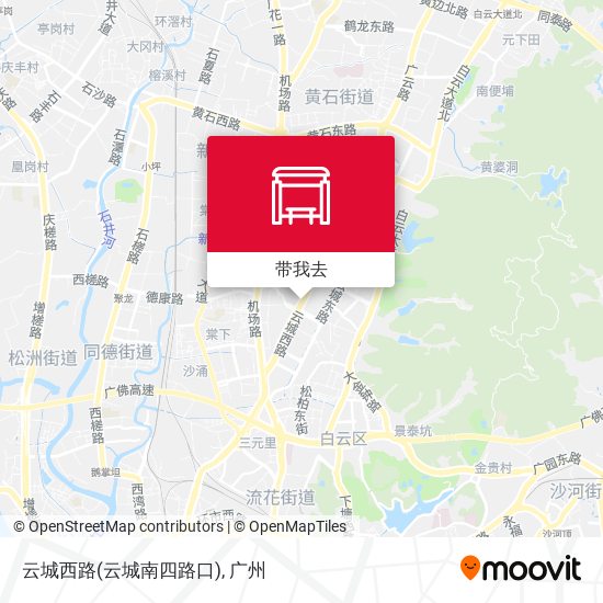 云城西路(云城南四路口)地图