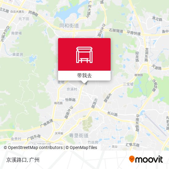 京溪路口地图