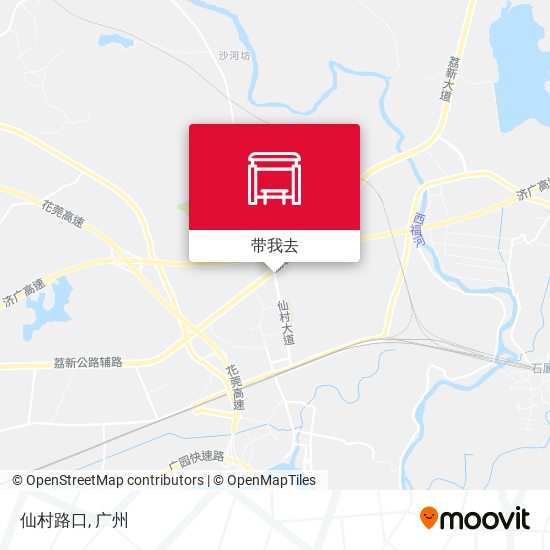仙村路口地图