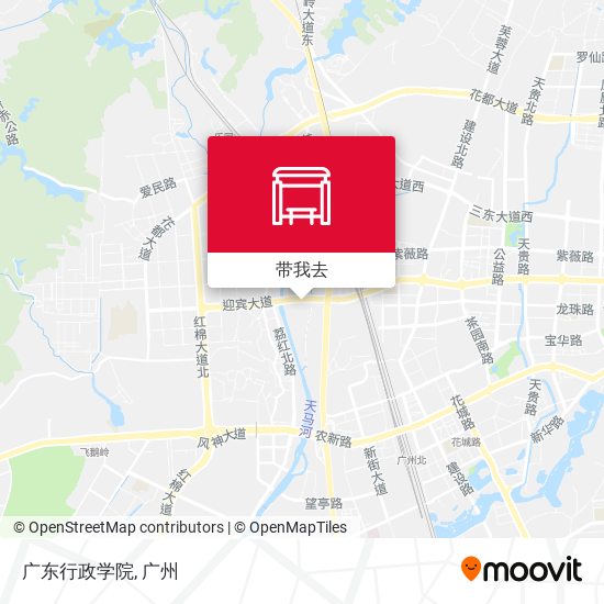 广东行政学院地图