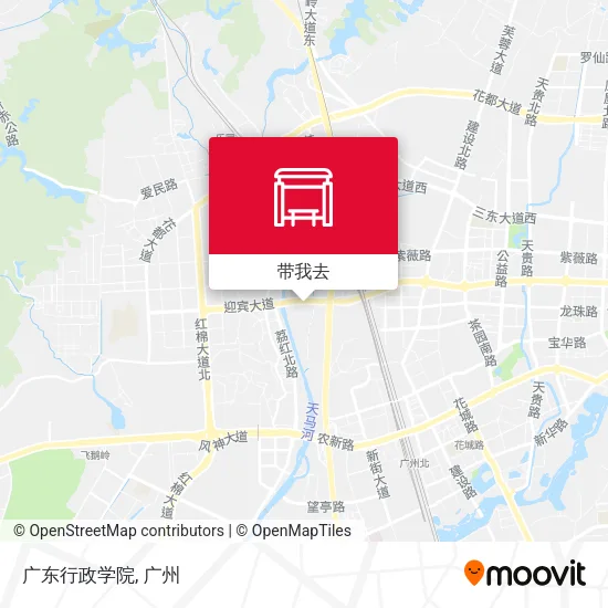 广东行政学院地图