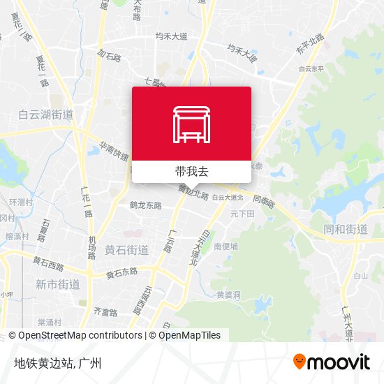 地铁黄边站地图