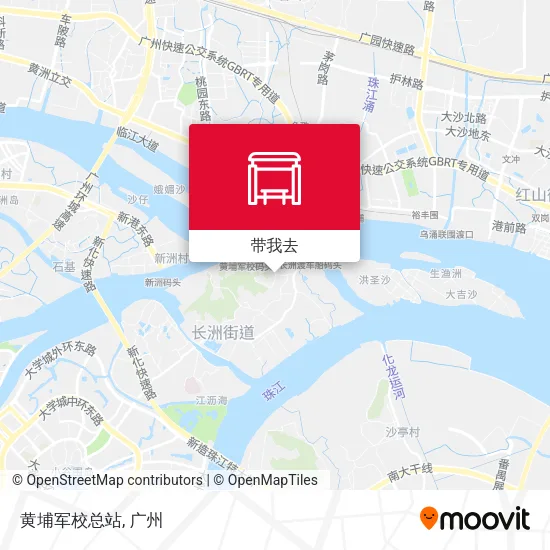 黄埔军校总站地图