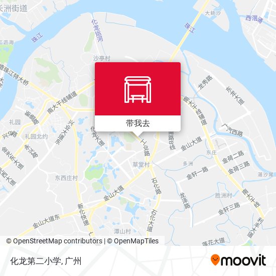 化龙第二小学地图