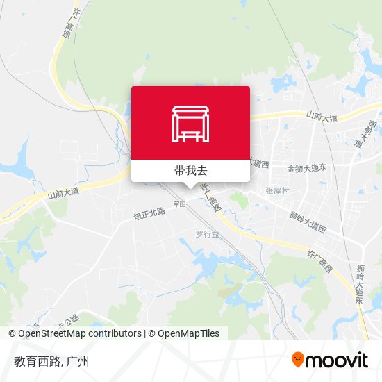 教育西路地图
