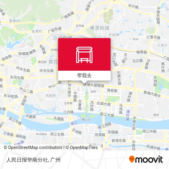 人民日报华南分社地图
