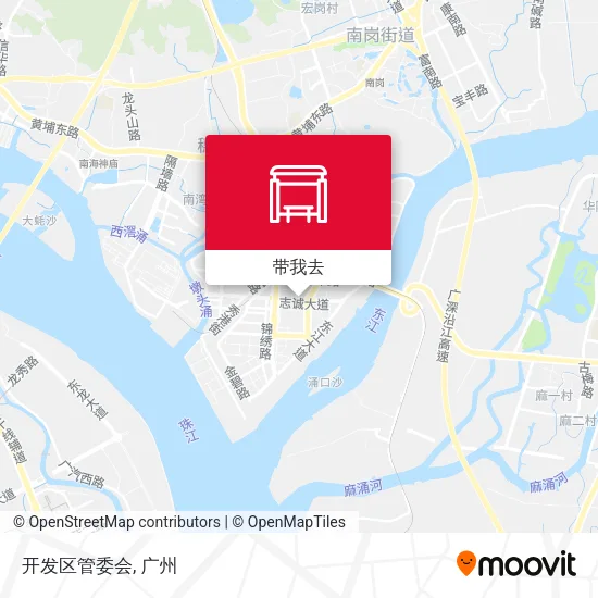 开发区管委会地图