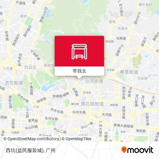 西坑(益民服装城)地图