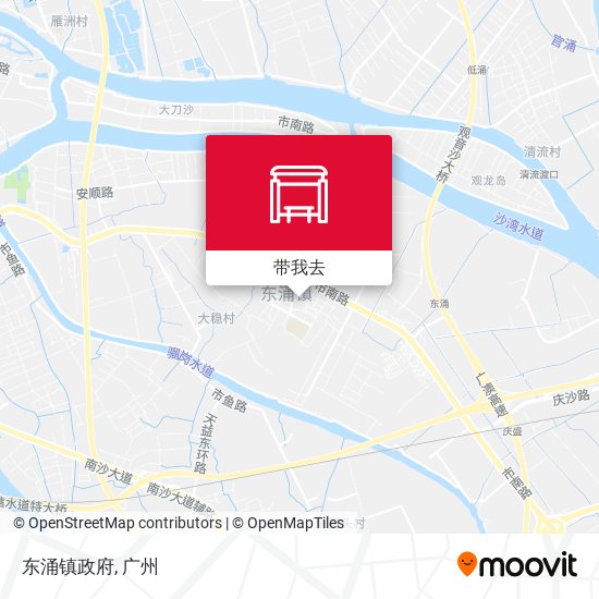 东涌镇政府地图
