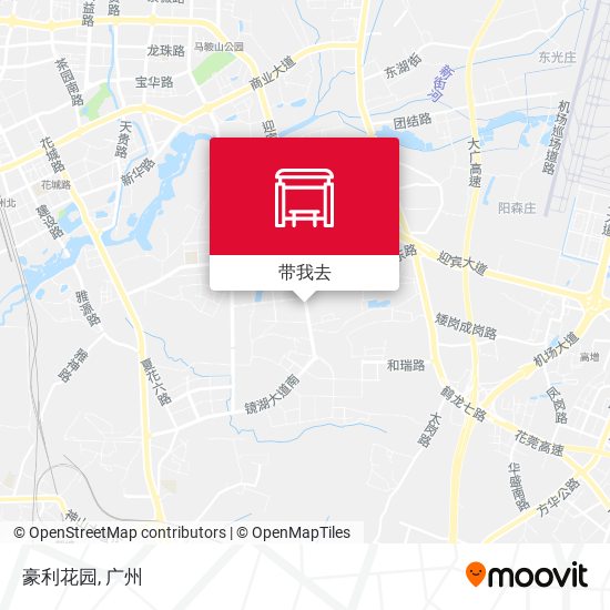豪利花园地图