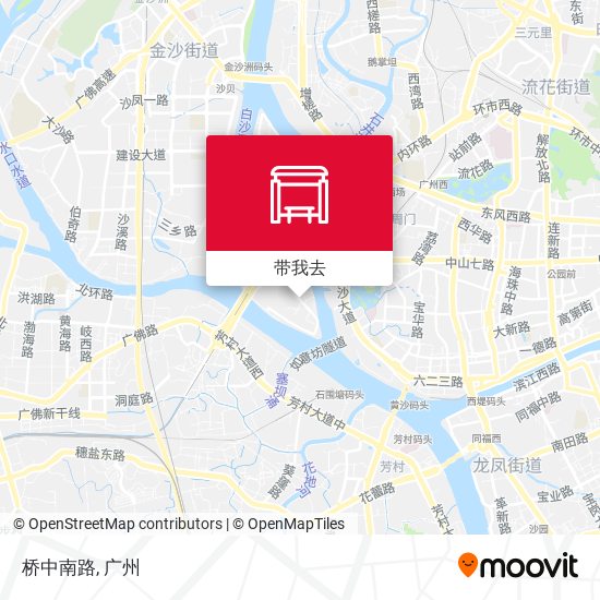 桥中南路地图