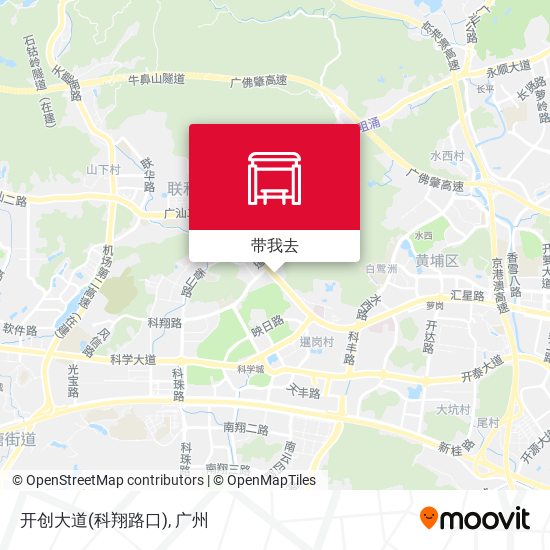 开创大道(科翔路口)地图