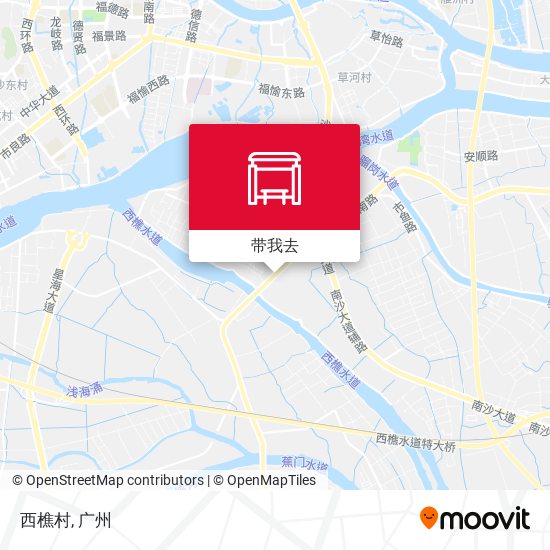 西樵村地图