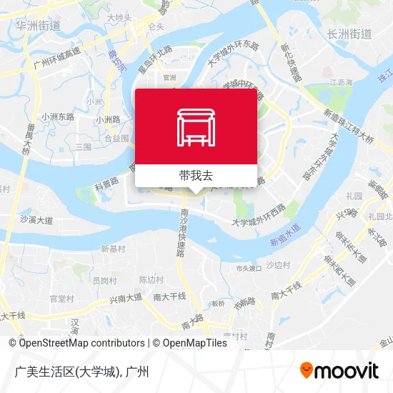 广美生活区(大学城)地图