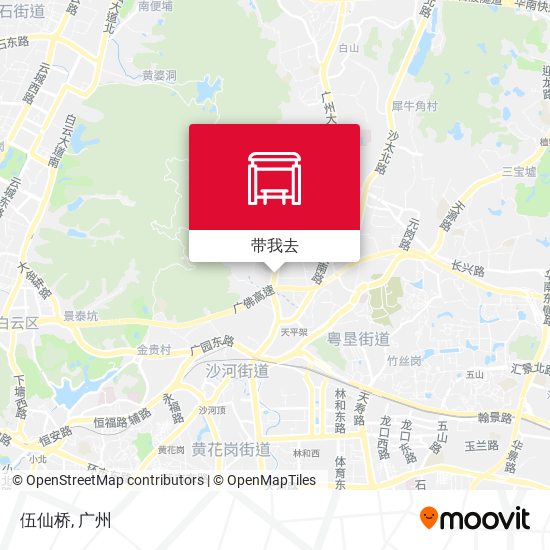 伍仙桥地图