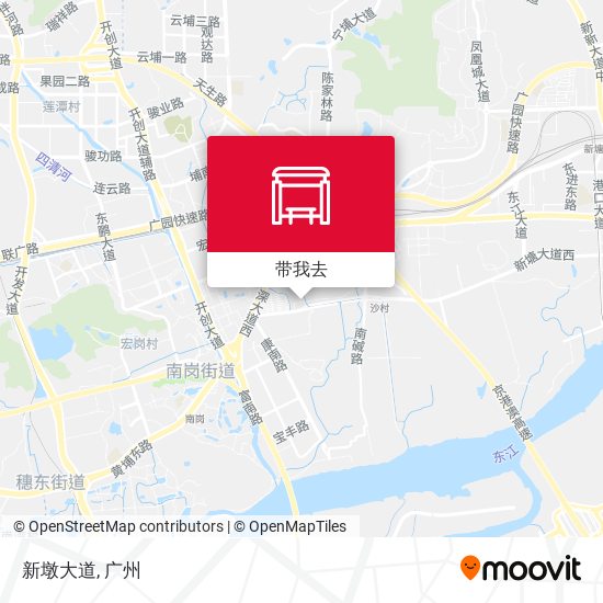 新墩大道地图