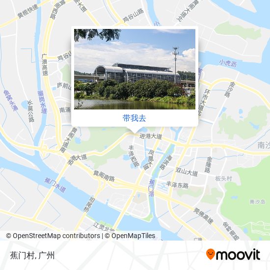 蕉门村地图