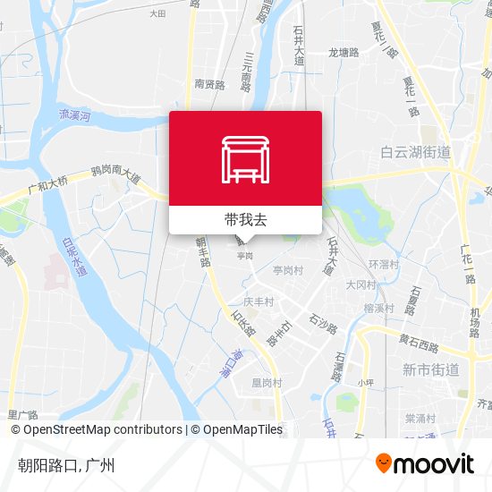 朝阳路口地图