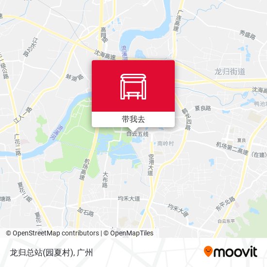 龙归总站(园夏村)地图